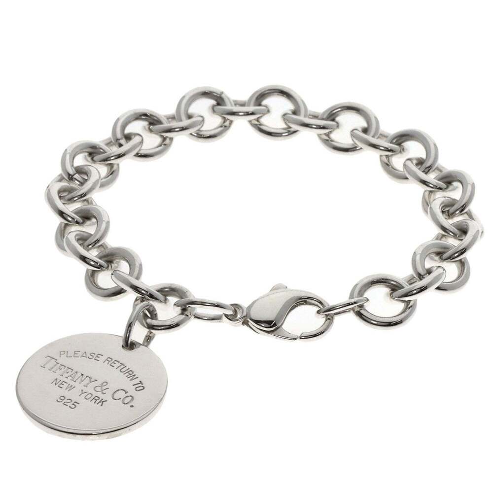 TIFFANY Authentic Silver Charm Bracelet - Picture 9 of 9